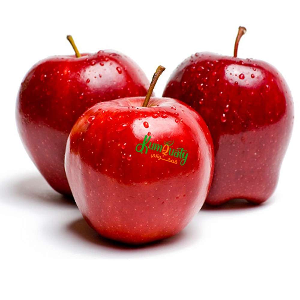 تفاح احمر صحن